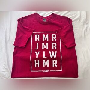 University of Alabama Crimson Red Graphic T-Shirt Gildan Ultra Cotton Like New